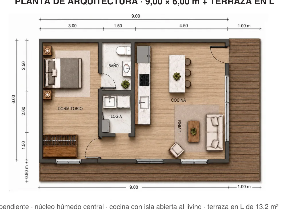 Plano acotado — Modelo LINGUE