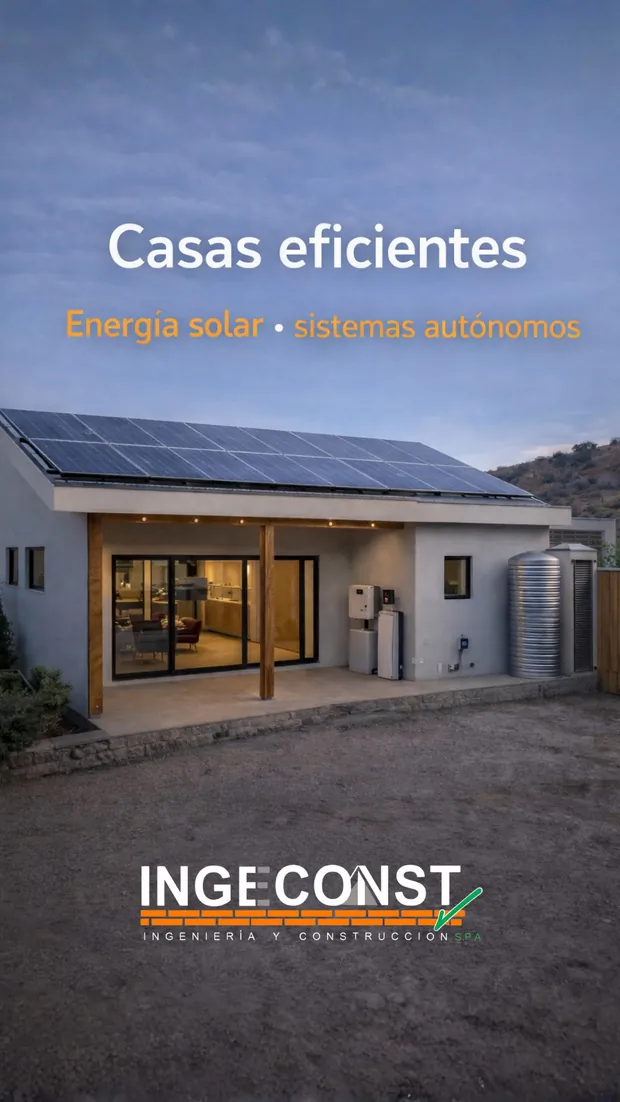 Casas eficientes con energía solar